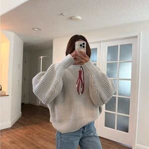 H&M Cream Knit Sweater